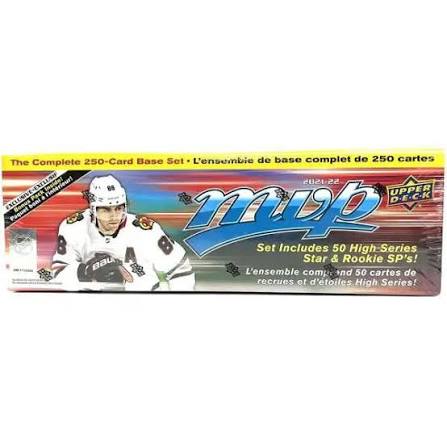 Upper Deck MVP 2021-2022 Ensemble de base complet 250 cartes
