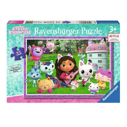 Ravensburger  Csse-tête La magie de Gabby's Dollhouse 35 mcx 05658