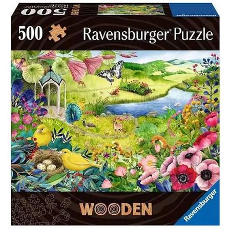 Ravensburger wooden casse tete 500 pieces Nature garden 17513