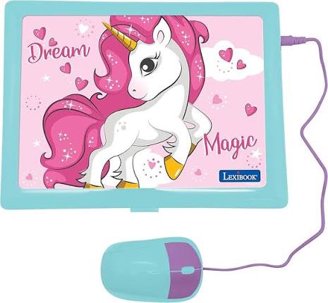 Lexibook - Ordinateur éducatif bilingue - Licorne