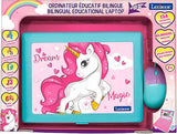 Lexibook - Ordinateur éducatif bilingue - Licorne