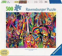 Ravensburger casse-tête 500 mcx large Jungle de joyaux 12001839