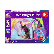 Ravensburger casse-tête 3x49 magie et amitie 12004163
