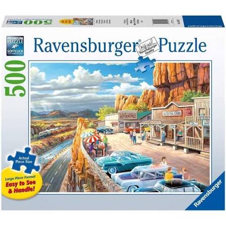 Ravensburger large casse tete 500 pieces vue panoramique 16441