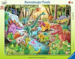 Ravensburger  casse tete 30mcx Le rugissement des dinosaures - 12004153