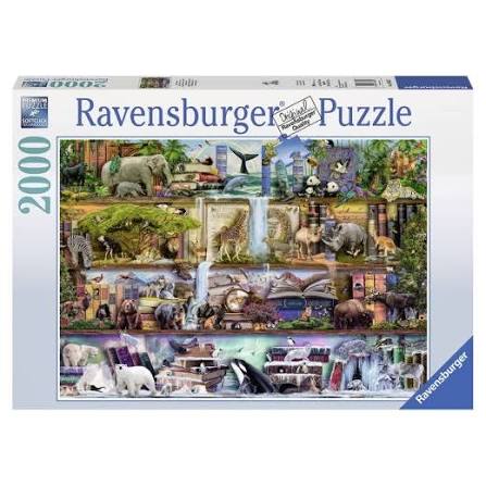 Ravensburger casse-tête 2000 pièces Wild Kinedom Shelves - 16652