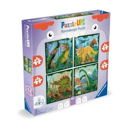 Ravensburger casse-tête X4 dinosaures 12004003