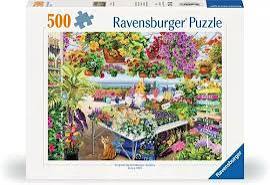 Ravensburger - casse-tête 500 pièces Glorious garden center - 12001447