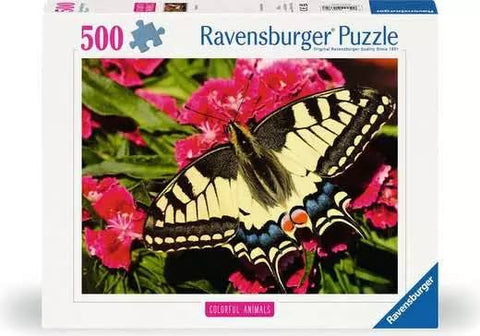 Ravensburger - casse-tête 500 pièces Animaux colorés Papillons - 12001335