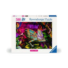 Ravensburger 500 morceaux casse tete Animaux colorés-  caméléons 12001333