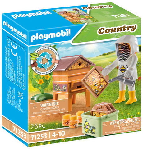 Playmobil country Apicultrice avec ruche 71253