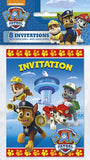 Carte d'invitation de la Pat Patrouille Paw Patrol - Articles de fête