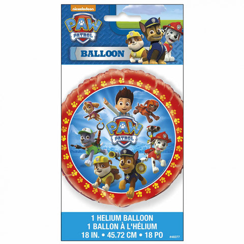 Ballon Helium Pat Patrouille - 18 pouces- Helium St-Sauveur - La Boîte à Surprises de Nicolas