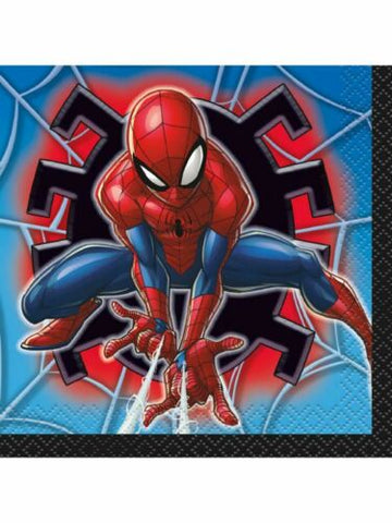 Serviettes à breuvage Spiderman 59221