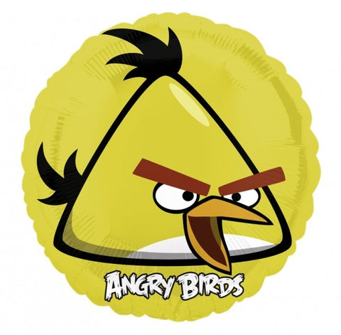 Ballon Angry Birds Jaune- Helium St-Sauveur - La Boîte à Surprises de Nicolas