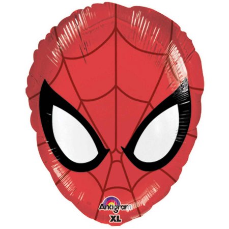 Ballon Tête Spiderman - Hélium inclut