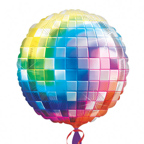 Ballon Jumbo Boule Disco 32''- Helium St-Sauveur - La Boîte à Surprises de Nicolas