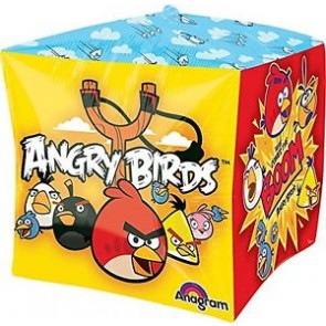 Ballon Cubes Angry Birds- Helium St-Sauveur - La Boîte à Surprises de Nicolas