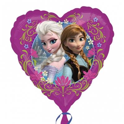 Ballon coeur Frozen- Helium St-Sauveur - La Boîte à Surprises de Nicolas