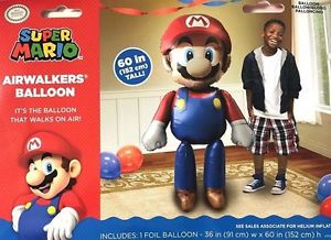 Ballon Mario Bros 60 pouces- Helium St-Sauveur - La Boîte à Surprises de Nicolas
