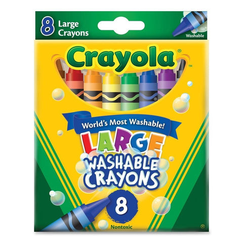 Crayola 8 crayon cire large