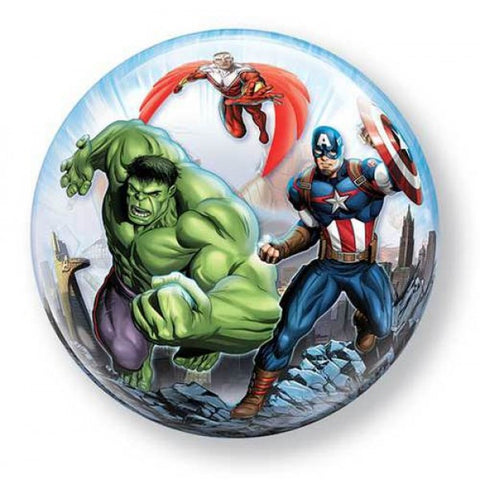 Ballon Avengers Qualatex Bubbles 22''- Helium St-Sauveur - La Boîte à Surprises de Nicolas