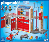 Playmobil City Action Caserne de pompiers avec hélicoptere 9462