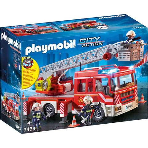 Playmobil City Action Camion de pompiers avec échelle pivotante 9463