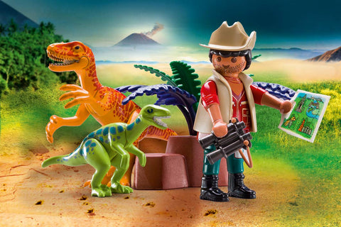 Playmobil Dinos Valisette explorateur et dinosaures 70108