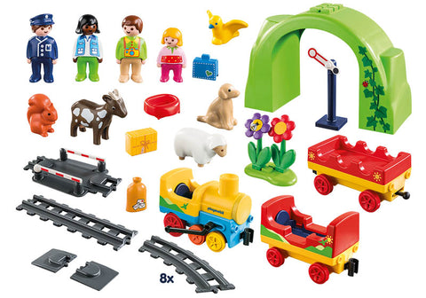 Playmobil Train avec passagers et circuit 70179