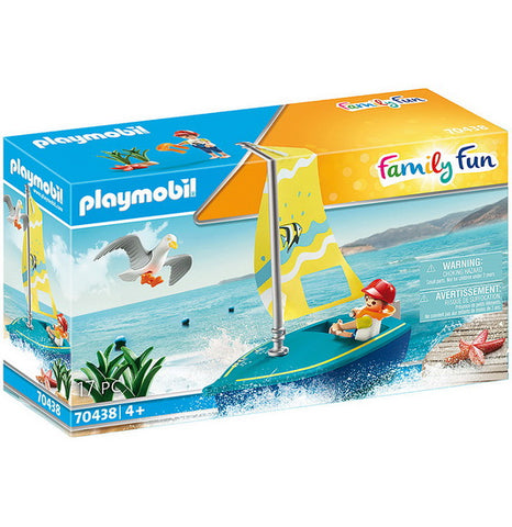 Playmobil Family Fun Enfant avec voilier 70438
