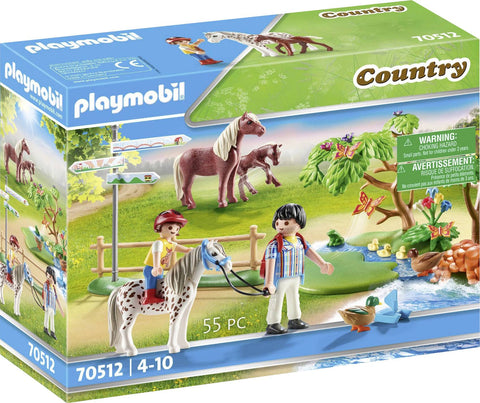 Playmobil Country aventure en Poney 70512