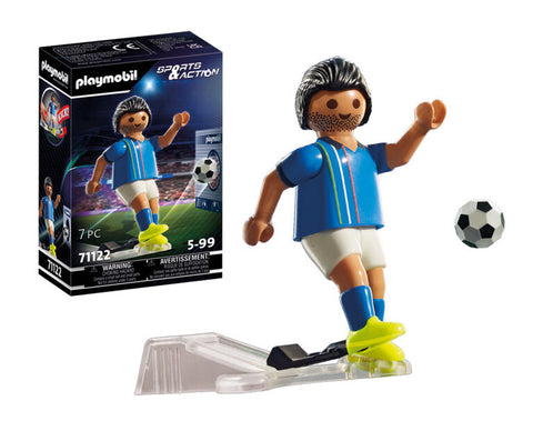 Playmobil joueur soccer italien