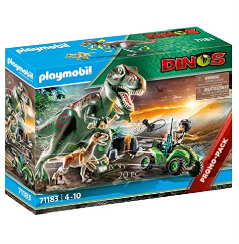 Playmobil Dinos Explorateur avec quad et tyrannosaurus 71183
