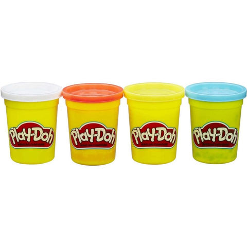 Pâte à modeler Play-Doh - paquet de 4 pots - Hasbro - La Boîte à Surprises de Nicolas à St-Sauveur