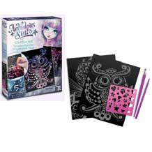 Ensemble Scratch Art à gratter Nebulous Stars - La Boîte à Surprises de Nicolas à St-Sauveur