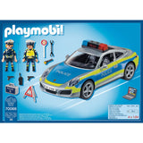 Playmobil Porsche 911 Carrera 45 Police 36 pc 70066
