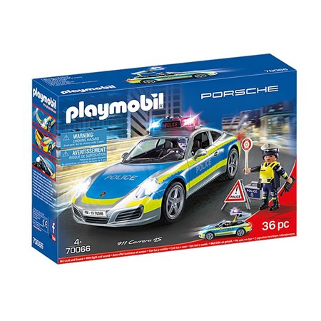 Playmobil Porsche 911 Carrera 45 Police 36 pc 70066