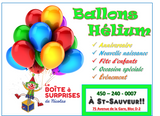 Ballon 11 pouces gonflé à l'hélium