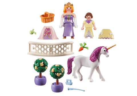 Playmobil Princess Valisette princesses avec licorne 70107