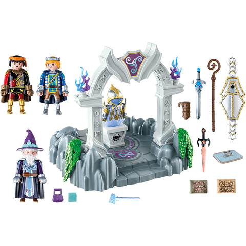 Playmobil Temple du temps avec chevaliers et magicien 70223